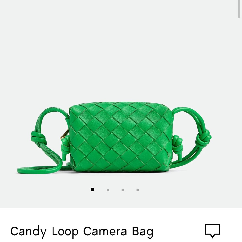 Bottega Veneta Candy Loop Bag in Parakeet- NEW